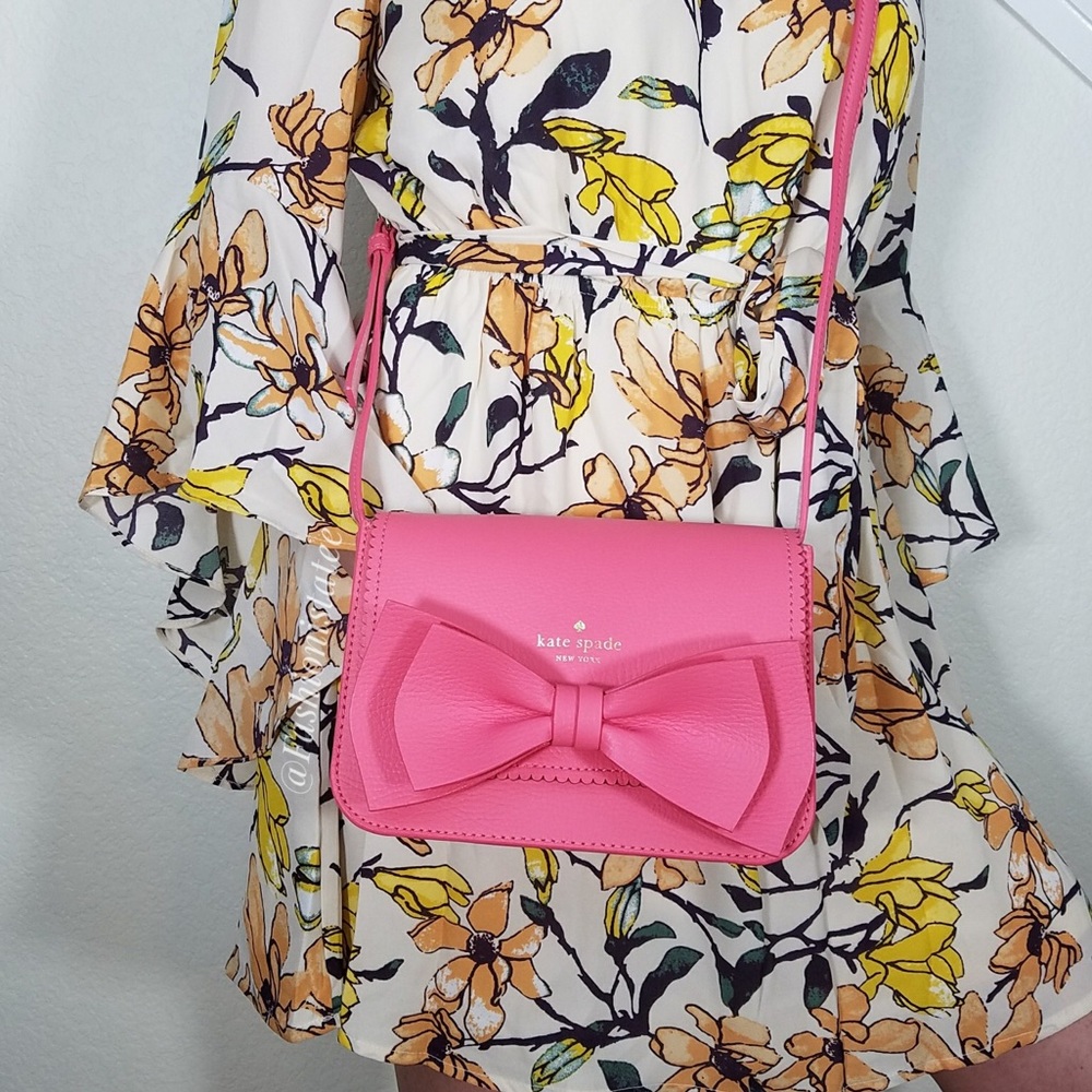 NWT KATE SPADE HANNI VANDERBILT PINK CROSSBODY BAG - Picture 5 of 7
